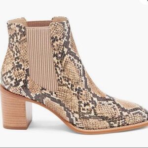 Vince Camuto Jentilliy Snake Print Booties